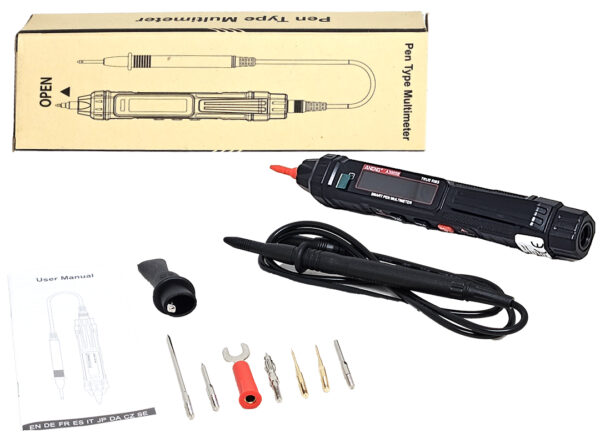ddr-tp-21322 Tester Digital Aneng A3005b Pro 6000 Count Autorango 0 A 600v 10mhz Resistencia 60mΩ Inluye 6 Puntas Reemplazables Cable Tester Ac/dc Buzzer Retention Usa 2xaaa No Incluidas