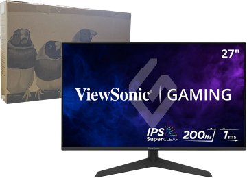 ddr-tp-21409 Monitor Viewsonic 27 2xhdmi 1xdisplayport 1xjack3.5mm 1920x1080 200hz 1ms Led Ips Vesa 100x100 Incluye Cable Hdmi Y Cable De Alimentacion