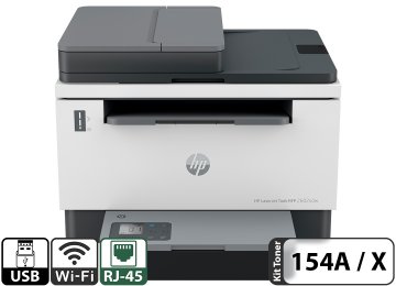 Impresora Hp Mfp 2602sdw Laserjet Tank Multifuncion Wifi Laser Adf Usb Rj45 Lan - Usa Kit Recarga Toner 154a 154x Monocromatica