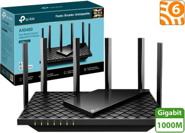 Router Wifi Tp-link Archer Ax73 Ax5400 Dual Band Gigabit Wifi 6 1x Wan Gigabit 4xlan Gigabit Usb 3.0 2.4ghz 574mbps 5ghz 4804mbps