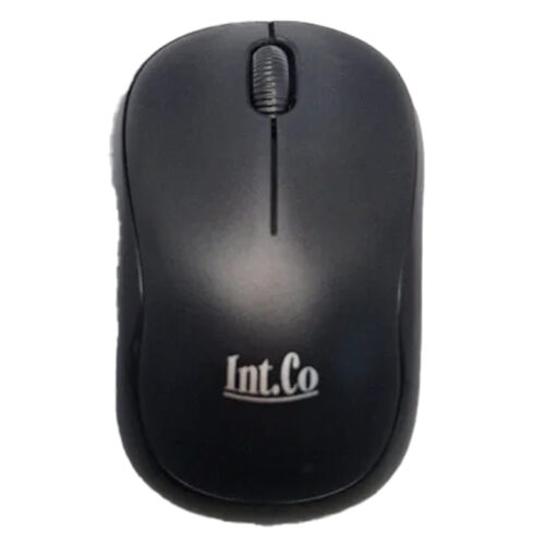 Mouse Intco RDB-500 3 Botones Hasta 1200DPI Usa 2XAAA No Incluidas 2.4GHZ Inalambrico Dimensiones 100X6X3.9CM Negro