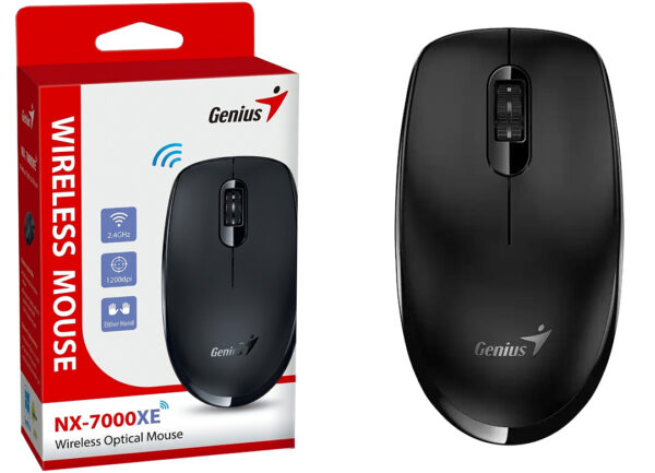 ddr-tp-21696 Mouse Genius Nx-7000xe Sensor Blue Eye Usa Pila 1xaa Incluida Negro Inalambrico