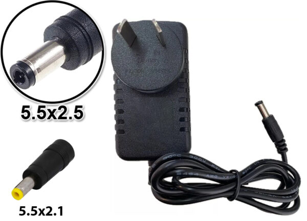 Transformador 15v 2.4a 5.5x2.1mm 36w 2 En 1 5.5x2.1mm 5.5x2.5mm