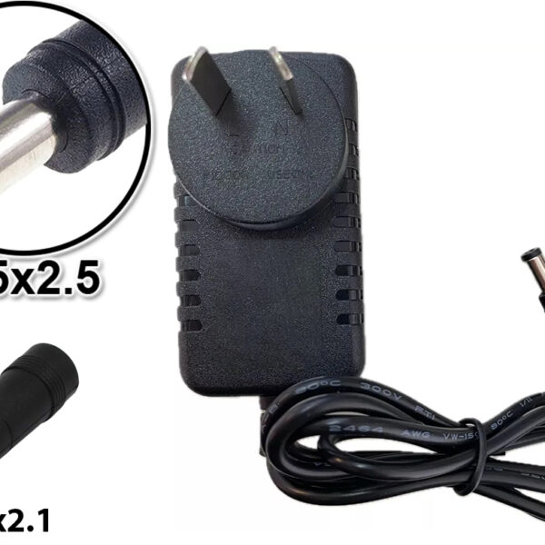 Transformador 15v 2.4a 5.5x2.1mm 36w 2 En 1 5.5x2.1mm 5.5x2.5mm