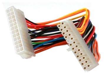 Cable Alargue Fuente Atx 24 Pines 30cm Es Para Mother No Sirve Para Placas De Video