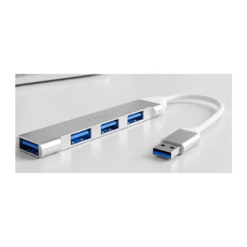 Hub usb a 4 puertos usb a hembra 4 x usb 3.0 similar metalico