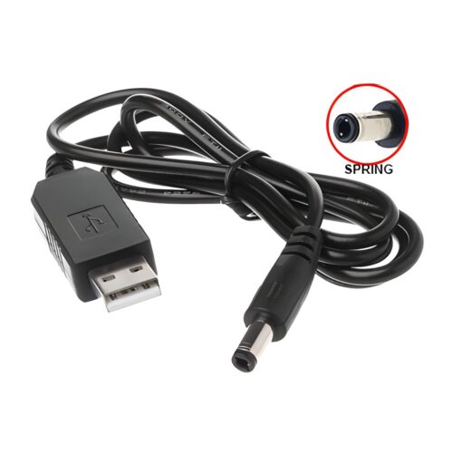 Cable Cargador USB A a Plug 5.5 x 2.5mm DC Jack