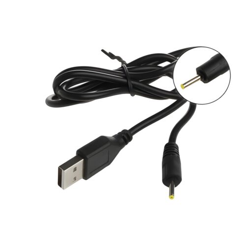 Cable Cargador USB A a Plug 2.5 x 0.7mm DC Jack
