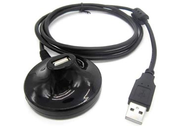 Cuna Con Alargue Usb 1.5mts Negro / Blanco