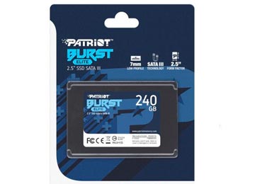 ddr-tp-16992 Disco Solido Ssd 240gb 2.5 Sata Iii Patriot Burst Elite Lectura Hasta 450mb Escritura Hasta 450mb