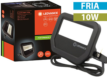 Reflector Led Osram Ledvance Floodlight Negro 10w 850 Luz Blanca Frio 220v 5000k 900 Lumens Ip65