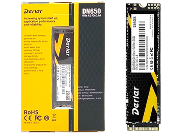 ddr-tp-20206 Disco Solido Ssd 256gb M2 Derlar Dn650 22x80mm Pcie 3.0 Nvme