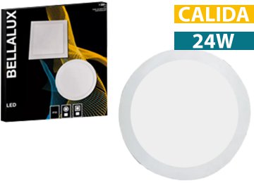 ddr-tp-21140 Slim Plafon Led Bellalux 24w 730 Rd 3000k Redondo Luz Calida 1920 Lumens Ip20 Diametro Circunferencia 28.5cm