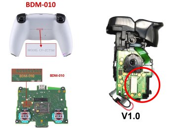 Repuesto Gatillo Adaptativo Ps5 Kit R1 R2 L1 L2 Bdm-010 V1 Pack X2 Unidades Incluye Gatillos Derecho E Izquierdo