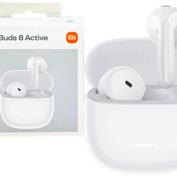 Auricular In Ear Xiaomi Redmi Buds 8 Active Manos Libres Bateria Base 500mah Bateria Auricular 70mah Bluetooth 5.4 Carga Con Cable Usb Tipo C No Incluido Original Blanco