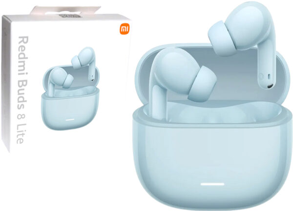 Auricular In Ear Xiaomi Redmi Buds 8 Lite Bluetooth 5.4 Manos Libres Dual Microfono Auricular 45mah Base 475mah Carga Con Cable Tipo C No Incluye Cable Carga Original Azul