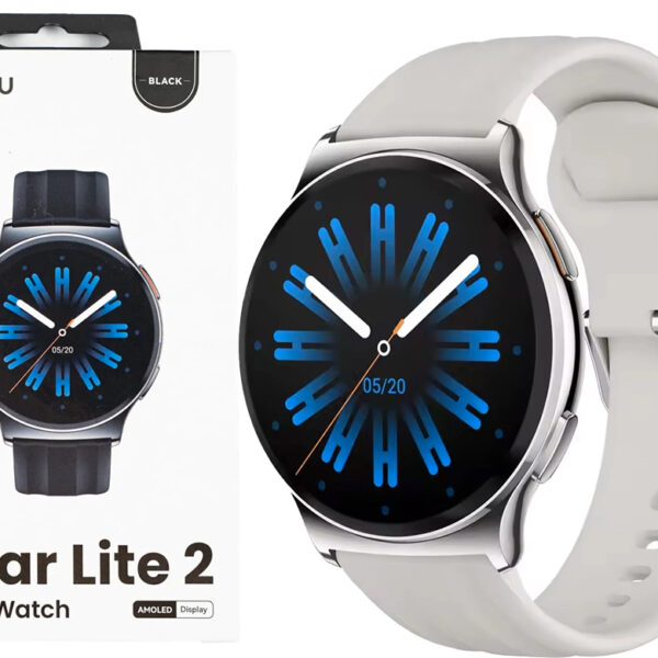 Smartwatch Haylou Solor Lite 2 1atm No Sumergible 150 Modos Deportivos Frecuencia Cardiaca Oxigeno En Sangre Estres De Fases De Sueno 300mah Bluetooth 5.4 Pantalla 1.43 Pulgadas Plateado