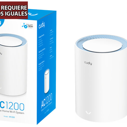 Router Access Point Nodo Cudy M1200 AC1200 1.0 Pack 2 Unidades 2XRJ45 Dual Band 5GHZ 867MBPS 2.4GHZ 300MBPS 10/100 MU-MIMO Vpn Mesh