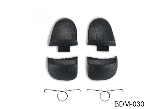 dptcap21369.jpg Boton Plastico Gatillos Bumper Ps5 V3 R1 L1 R2 L2 Con Resorte Bdm-030 Negro