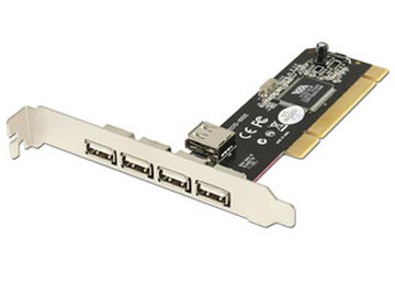Placa PCI A 4 Puertos USB 2.0