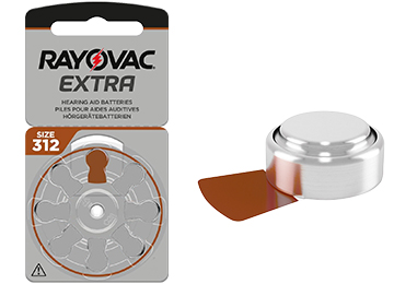 ddr-tp-12536 Pila Pr41 Za-312 312 Rayovac 1.45v Audiopatia Audifono Audiologia Aire-zinc X Unidad
