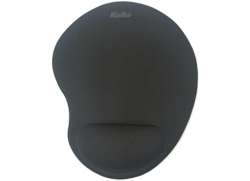 Pad Mouse Kolke Ked-150 Base Antideslizante Apoyamuneca Dimensiones Pad 20x24x0.4cm En Bolsa Negro