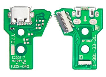 Placa Jack Joystick PS4 Playstation 4 JDS-040 12 Pines Micro USB Incluye Flexible