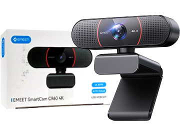 Webcam Emeet C960 4k 60fps Usb Autofoco Con Microfono