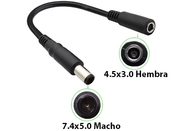 Adaptador Cargador 4.5X3.0MM A 7.4X5.0MM Hp Dell