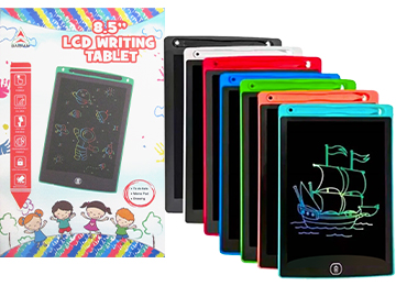 Tablet Tableta Pizarra Magica 8.5 Plugadas Dibuja Y Borra Incluye Lapiz - Varios Colores