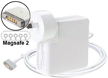 Cargador Notebook 16.5V 3.65A 60W Magsafe 2 A1435 Apple Mac Replica Aaa - Patas Cruzadas