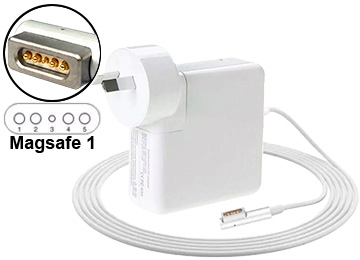 Cargador Notebook 16.5V 3.65A 60W Magsafe 1 Apple Mac Replica Aaa - Patas Cruzadas