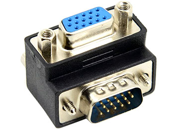 Adaptador VGA M A VGA H Tipo L 90 Grados