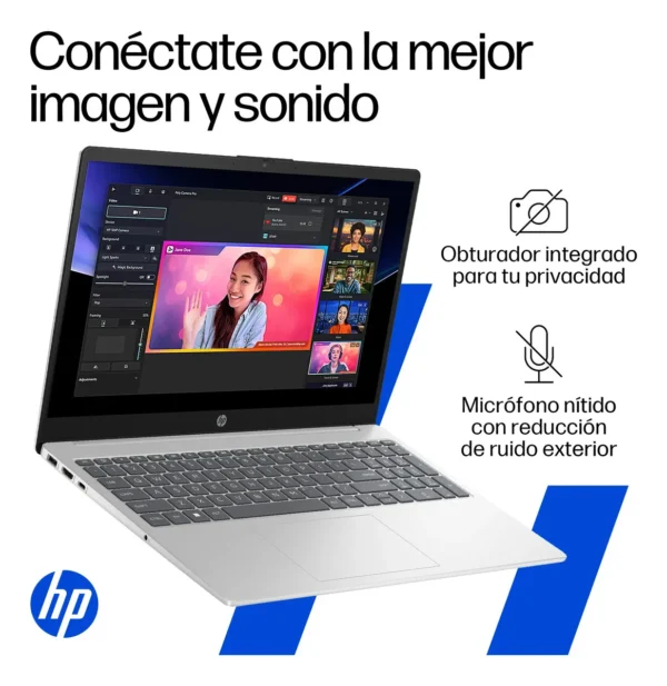 Notebook HP 15-fd2351la Intel Core Ultra 5 8GB RAM 512GB SSD 15,6" Táctil FHD Windows 11