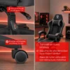 D_NQ_NP_2X_621866-MLA113913970729_062026-F.webp Silla Gamer Ergonómica The Game House con Respaldo Reclinable y Soporte Lumbar