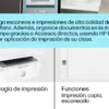 Impresora multifunción monocromática HP LaserJet M141w con wifi