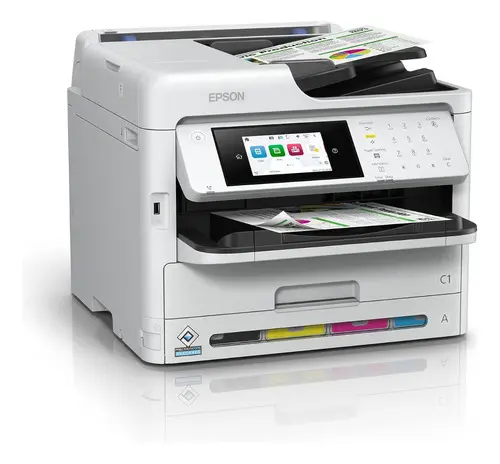 Impresora Multifunción Epson Workforce Pro Wf-c5890 Con Wifi Color Blanco