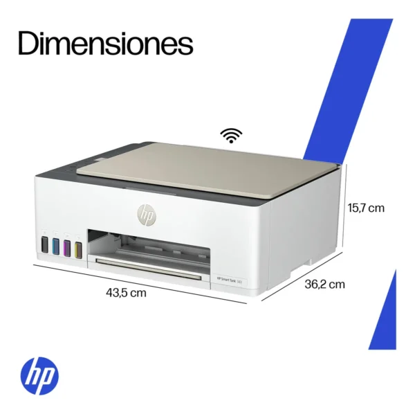 Impresora Multifuncional HP Smart Tank 583 Sistema Continuo a Color con Wi-Fi