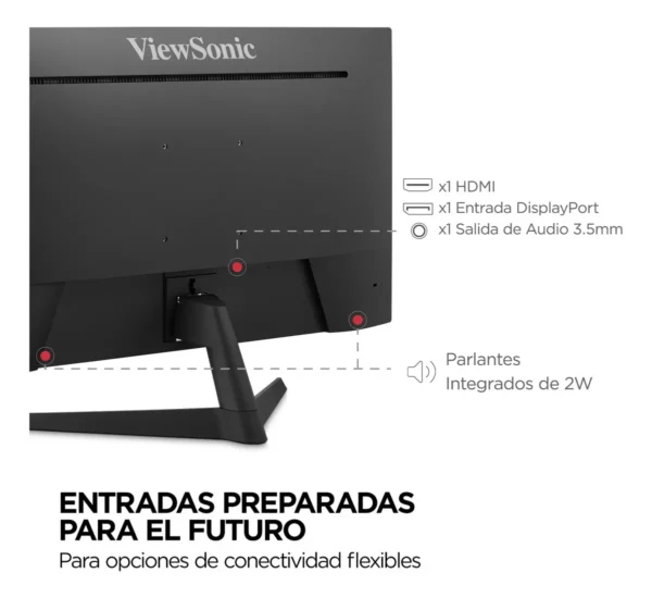 Monitor Gamer Viewsonic 24 Vx2429 Fhd 200hz Color Negro