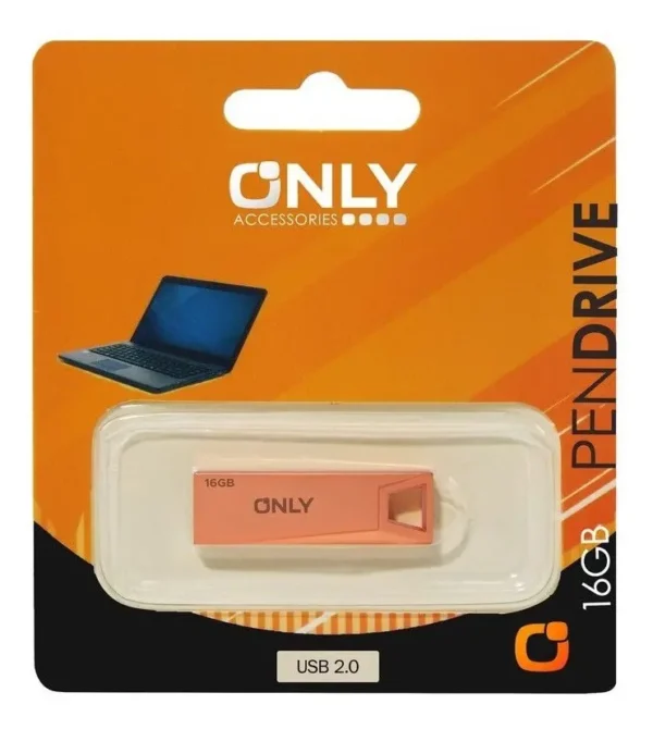 D_NQ_NP_2X_650965-MLA48427675212_122021-F.webp Pen Drive 16 Gb Clase 10 Only Metal Calidad Pendrive