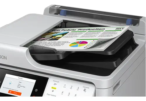 Impresora Multifunción Epson Workforce Pro Wf-c5890 Con Wifi Color Blanco