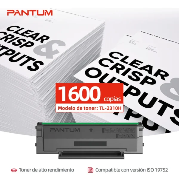 Impresora Multifunción Pantum Bm2300nw Laser Monocromatica Color Blanco