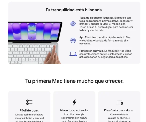 Apple 2026 Macbook Neo (de 13 Pulgadas, Chip A18 Pro De Apple Con Cpu De 6 Núcleos Y Gpu De 5 Núcleos, 8gb Memoria Unificada, 256 gb) - Rosa Rubor