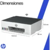 Impresora HP Smart Tank 210 Sistema Continuo Color Wi-Fi