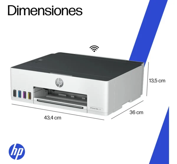 Impresora HP Smart Tank 210 Sistema Continuo Color Wi-Fi