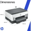 Impresora Multifuncional HP Smart Tank 720 Sistema Continuo a Color Wi-Fi Duplex (Doble Cara Automático)