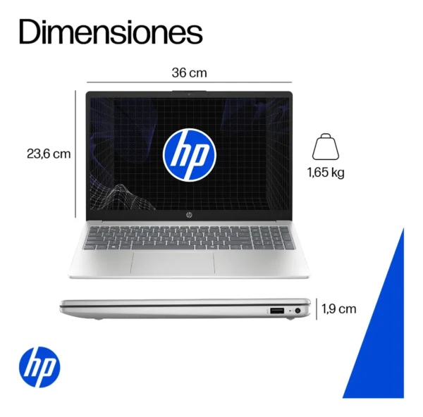 Notebook HP 15-fd2351la Intel Core Ultra 5 8GB RAM 512GB SSD 15,6" Táctil FHD Windows 11