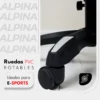 D_NQ_NP_2X_719184-MLA100185964469_122025-F.webp Silla Gamer Alpina Ergonómica Giratoria Reclinable ft-088 Color Negro Material del tapizado Cuero sintético