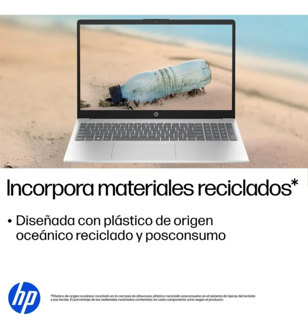 Notebook HP 15-fd2351la Intel Core Ultra 5 8GB RAM 512GB SSD 15,6" Táctil FHD Windows 11