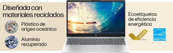 Notebook HP 15-fd0267la Intel Core i5 8GB RAM 512GB SSD 15.6" Táctil FHD Windows 11 Incluye Mochila y Mouse HP